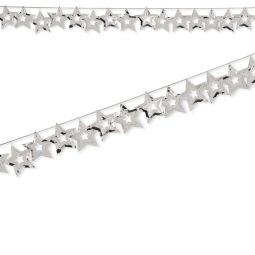 שרשרת תלייה כוכבים כסוף