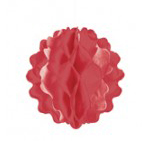 כדור קישוט נייר ססגוני אדום