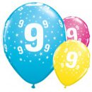 בלוני לטקס גיל תשע