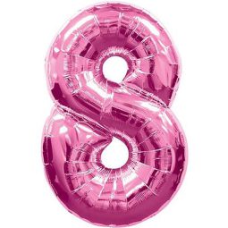 בלון הליום ענק מג'נטה ספרה 8