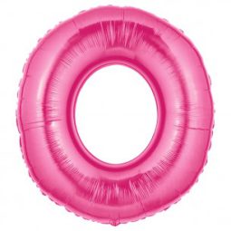 בלון הליום ענק מג'נטה ספרה 0