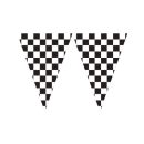 שרשרת תלייה דגלונים שחור לבן