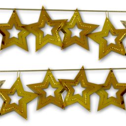 שרשרת תלייה כוכבים זהב