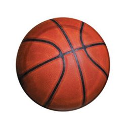 צלחות נייר קטנות כדורסל