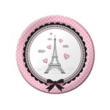 צלחות נייר קטנות לחגוג בפריז