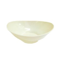 סט 4 קעריות אליפסה קרם