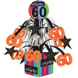 קישוט מרכז שולחן גיל 60 חיים שכאלה