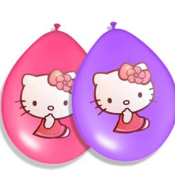 בלוני לטקס הלו קיטי לניפוח אויר 6יח