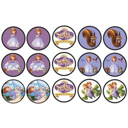 דף לקאפקייקס הנסיכה סופיה 1