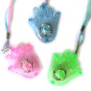 תליון יד אורות זוהרים