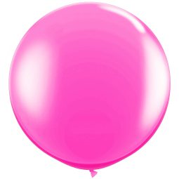 בלון לטקס ענק ורוד 90 ס