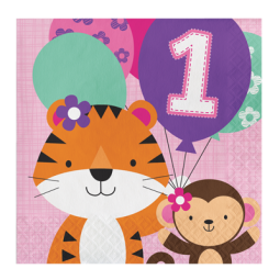 מפיות גדולות - Fun ורוד