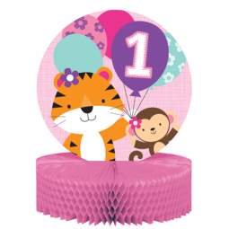 קישוט מרכז שולחן - Fun ורוד