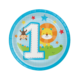 צלחות קטנות - Fun תכלת