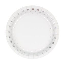 צלחות קטנות - נקודות כסופות נוצצות 