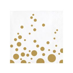 מפיות קטנות - נקודות זהב נוצצות