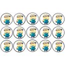 דף לקאפקייקס מיניונים 1