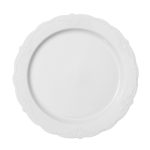 צלחות בינוניות וינטג' לבן