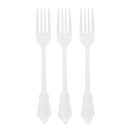 10 מזלגות וינטג' לבן