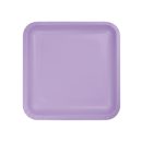 צלחות נייר קטנות מרובע לבנדר