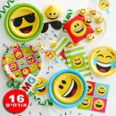 חבילת יום הולדת אימוג'י 16 מוזמנים