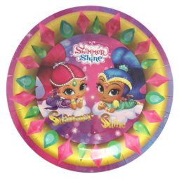 צלחות גדולות זהבית ופזית