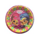 צלחות קטנות זהבית ופזית