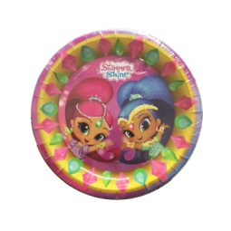 צלחות קטנות זהבית ופזית