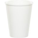 כוסות נייר חם/קר לבן