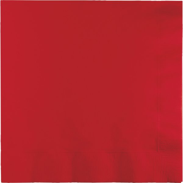 מפיות גדולות אדום קלאסי