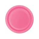 צלחות נייר קטנות עגול ורוד ממתק