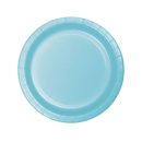 צלחות נייר קטנות עגול כחול פסטל