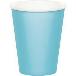 כוסות נייר חם/קר כחול פסטל