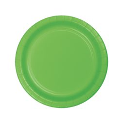 צלחות נייר קטנות עגול ירוק