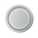 צלחות נייר קטנות עגול כסף