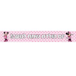 באנר בעיצוב אישי מיני מאוס