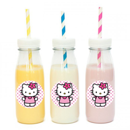 מדבקות עגולות לעיצוב הלו קיטי