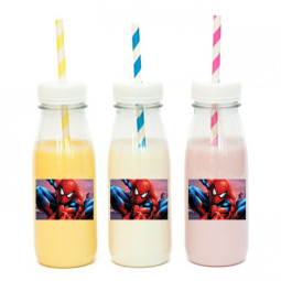 מדבקות מלבניות לעיצוב ספיידרמן