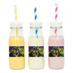 מדבקות מלבניות לעיצוב צבי הנינג'ה