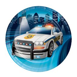 צלחות קטנות עצור! משטרה