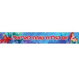 באנר בעיצוב אישי אריאל בת הים