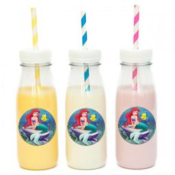 מדבקות עגולות לעיצוב אריאל בת הים