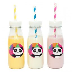 מדבקות עגולות לעיצוב פינק פנדה