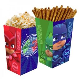 קופסאות פופקורן וחטיפים כוח פיג'יי