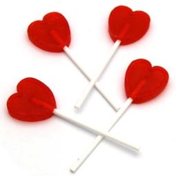 סוכריות לב בטעם דובדבן