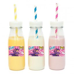 מדבקות מלבניות לעיצוב גיבורת על