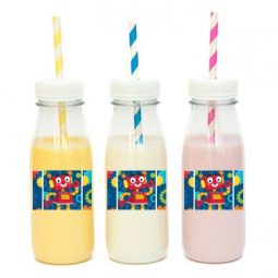 מדבקות מלבניות לעיצוב רובוטים