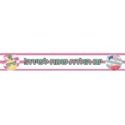 באנר בעיצוב אישי אננס וחברים