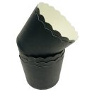 גביעי קאפקייקס -שחור 40יח