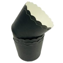 גביעי קאפקייקס -שחור 40יח